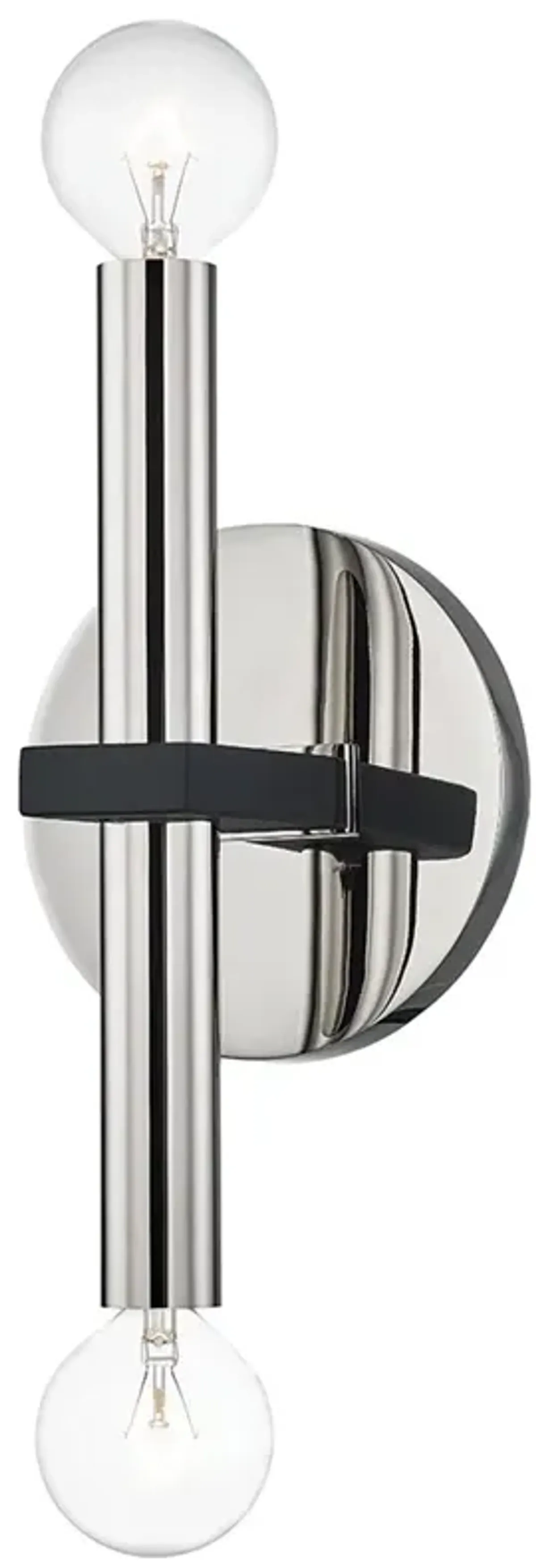 Anara Steel Wall Sconce - Black