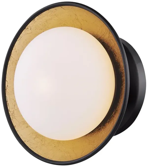 Nilo Steel Semi Flush Mount - Black