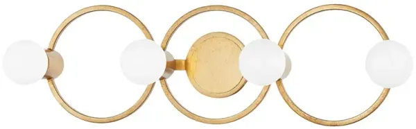 Lucienne Vanity Three Ring Wall Sconce