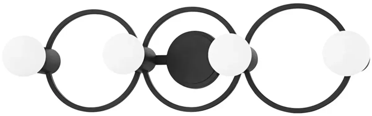 Lucienne Vanity Three Ring Wall Sconce