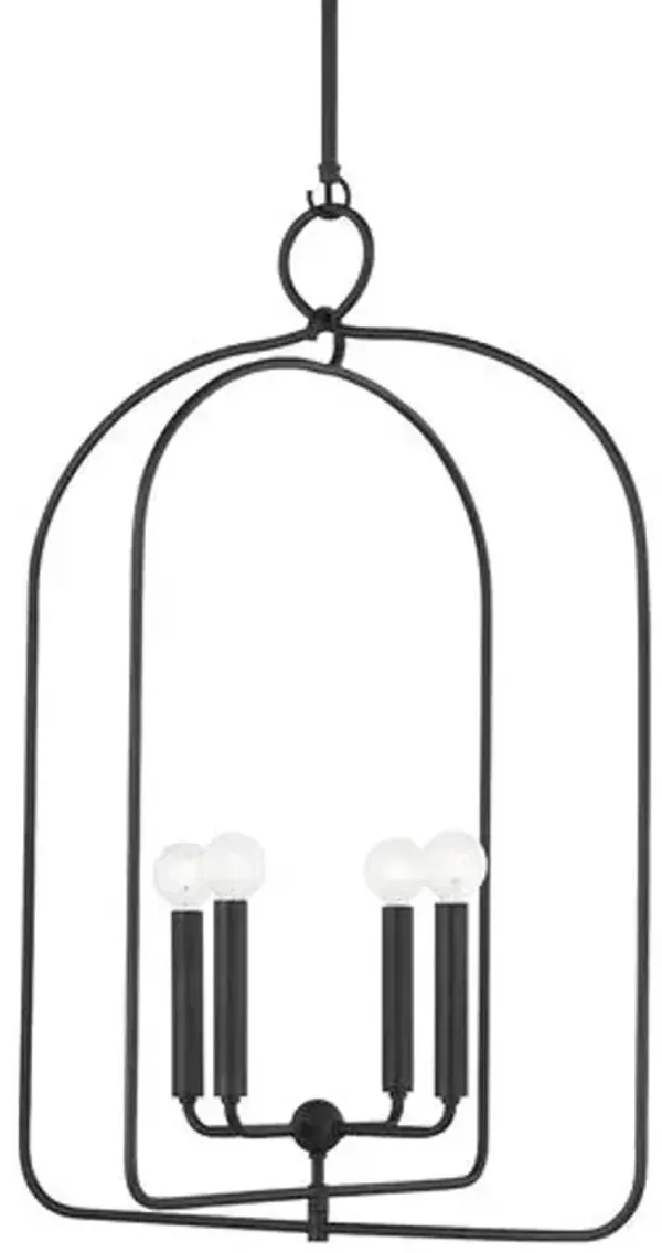 Alarien Steel Pendant - Black