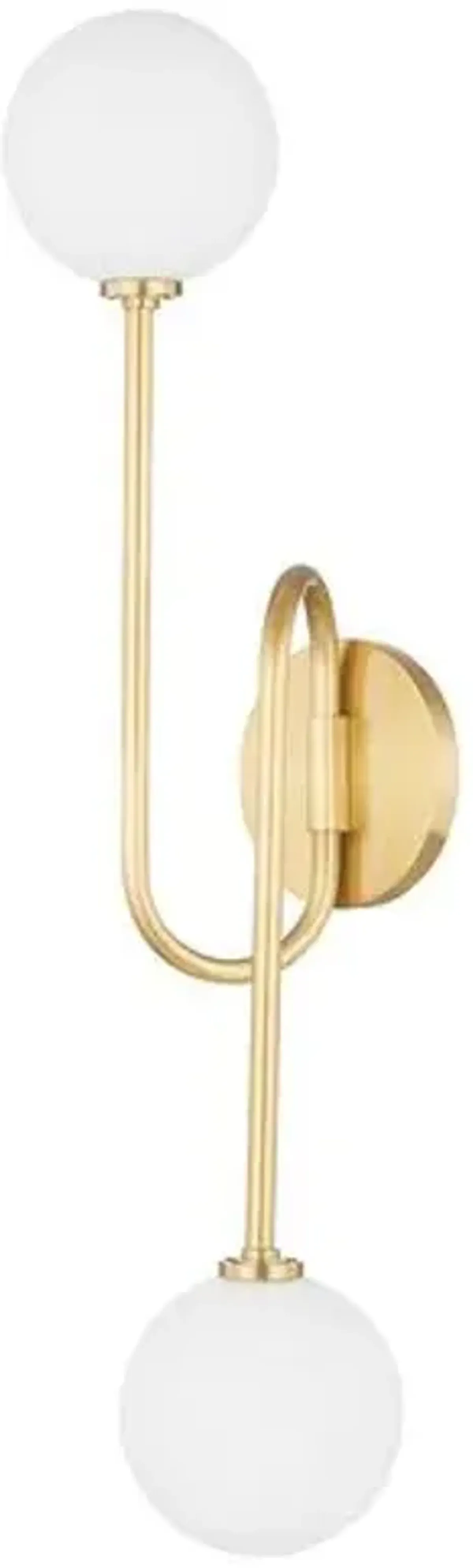 Luciel Iron Wall Sconce - Gold