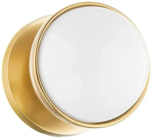Ettalyn Steel Vanity Single-Light Wall Sconce - Gold