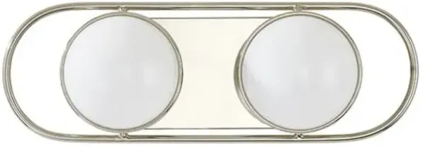 Ettalyn Steel Vanity Multi-Light Wall Sconce - Silver