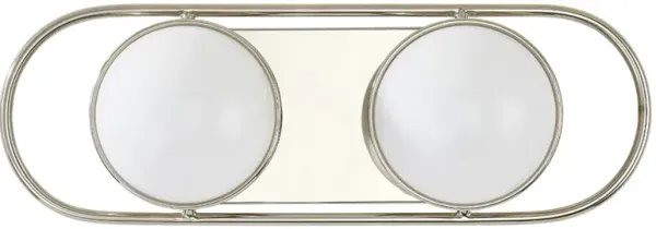 Ettalyn Steel Vanity Multi-Light Wall Sconce - Silver