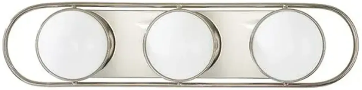 Ettalyn Steel Vanity Multi-Light Wall Sconce - Silver