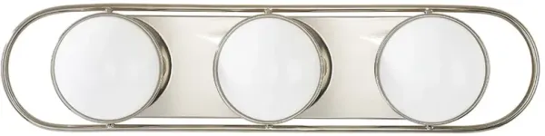 Ettalyn Steel Vanity Multi-Light Wall Sconce - Silver