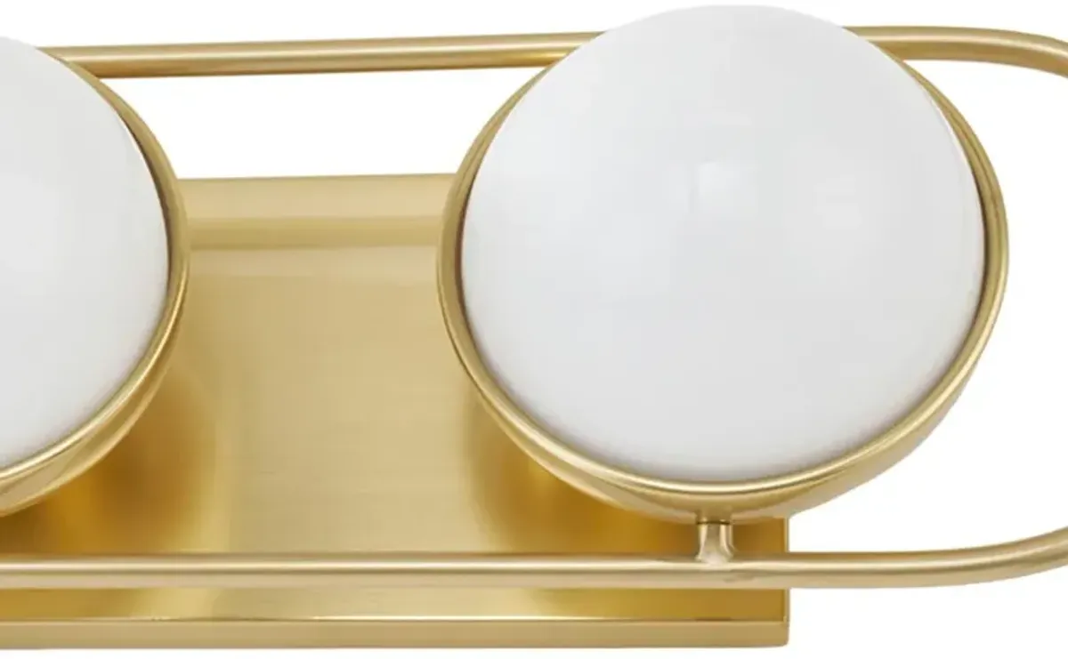 Ettalyn Steel Vanity Multi-Light Wall Sconce - Gold