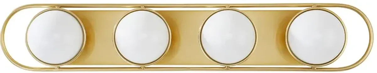 Ettalyn Steel Vanity Multi-Light Wall Sconce - Gold