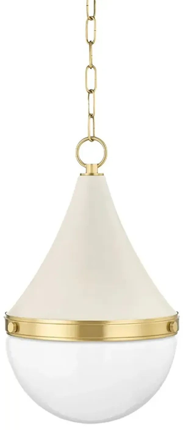 Malika Steel Pendant - Gold