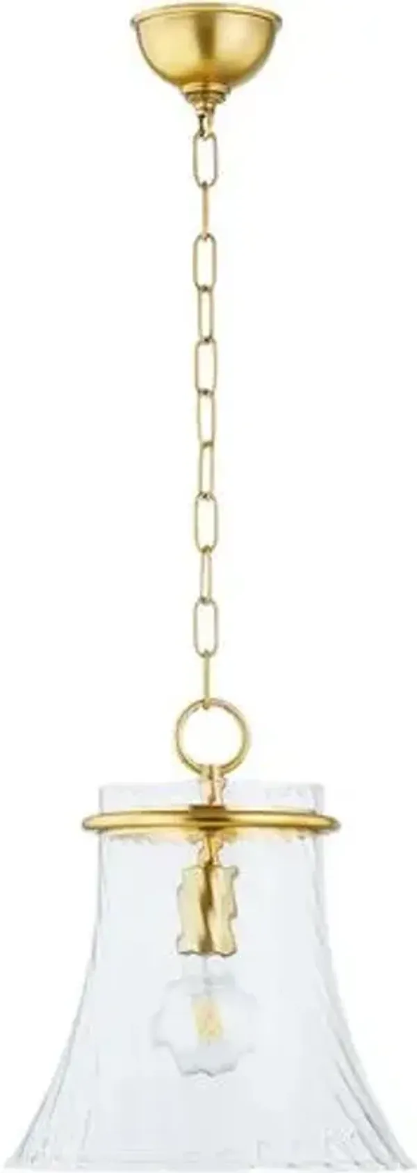 Sarka Swirl Pendant - Gold