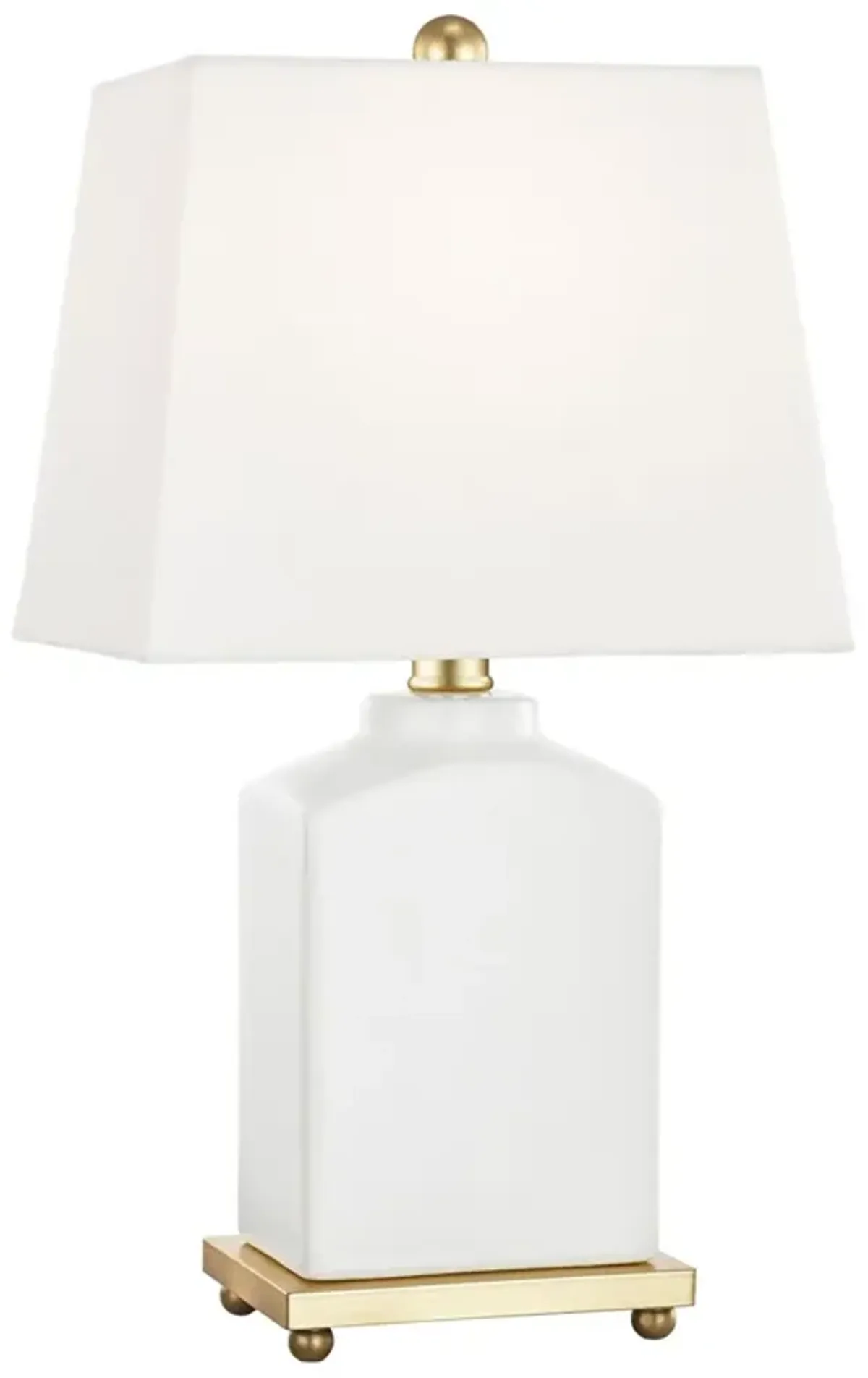 Avella Ceramic Table Lamp - White