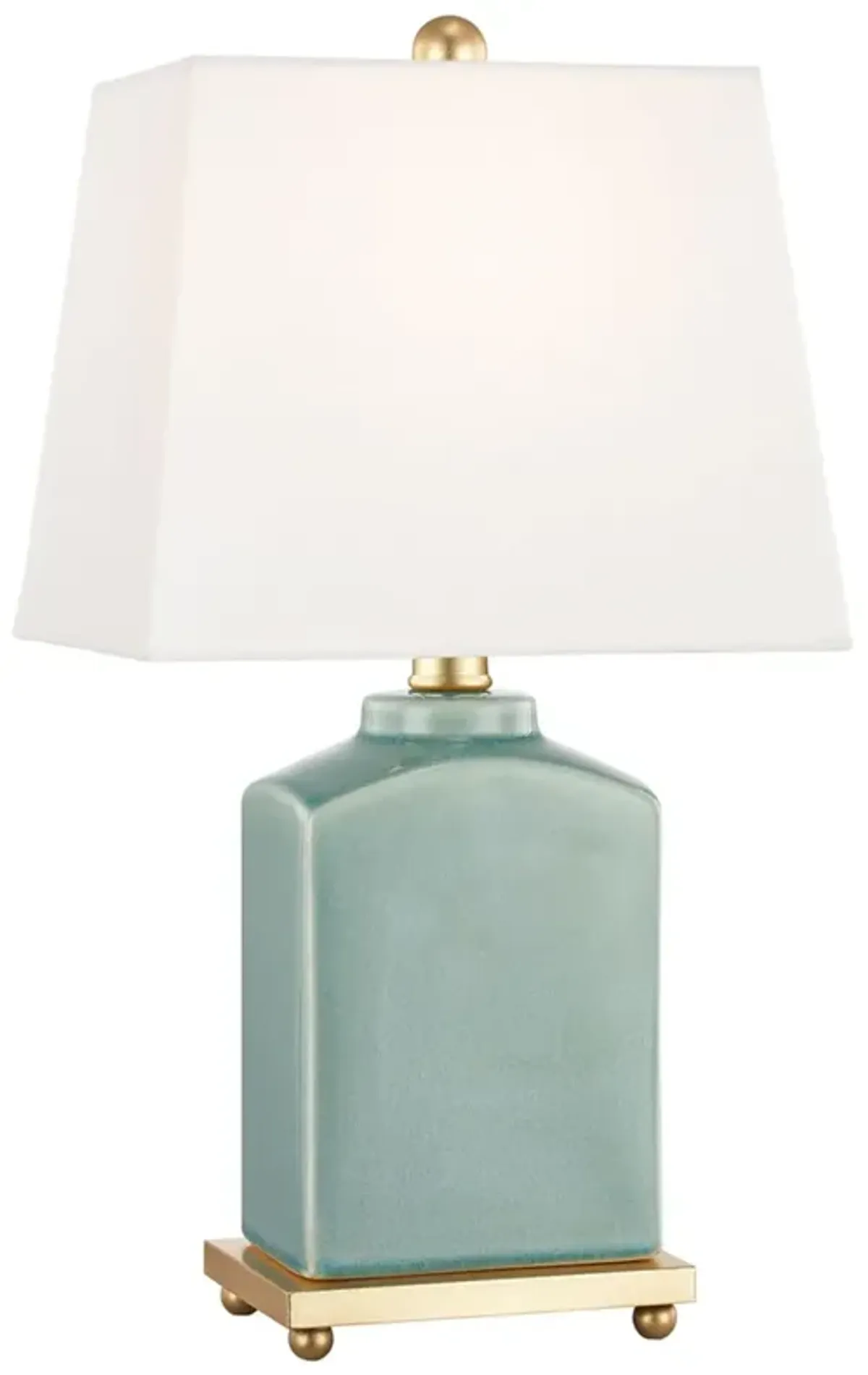Avella Ceramic Table Lamp - Green