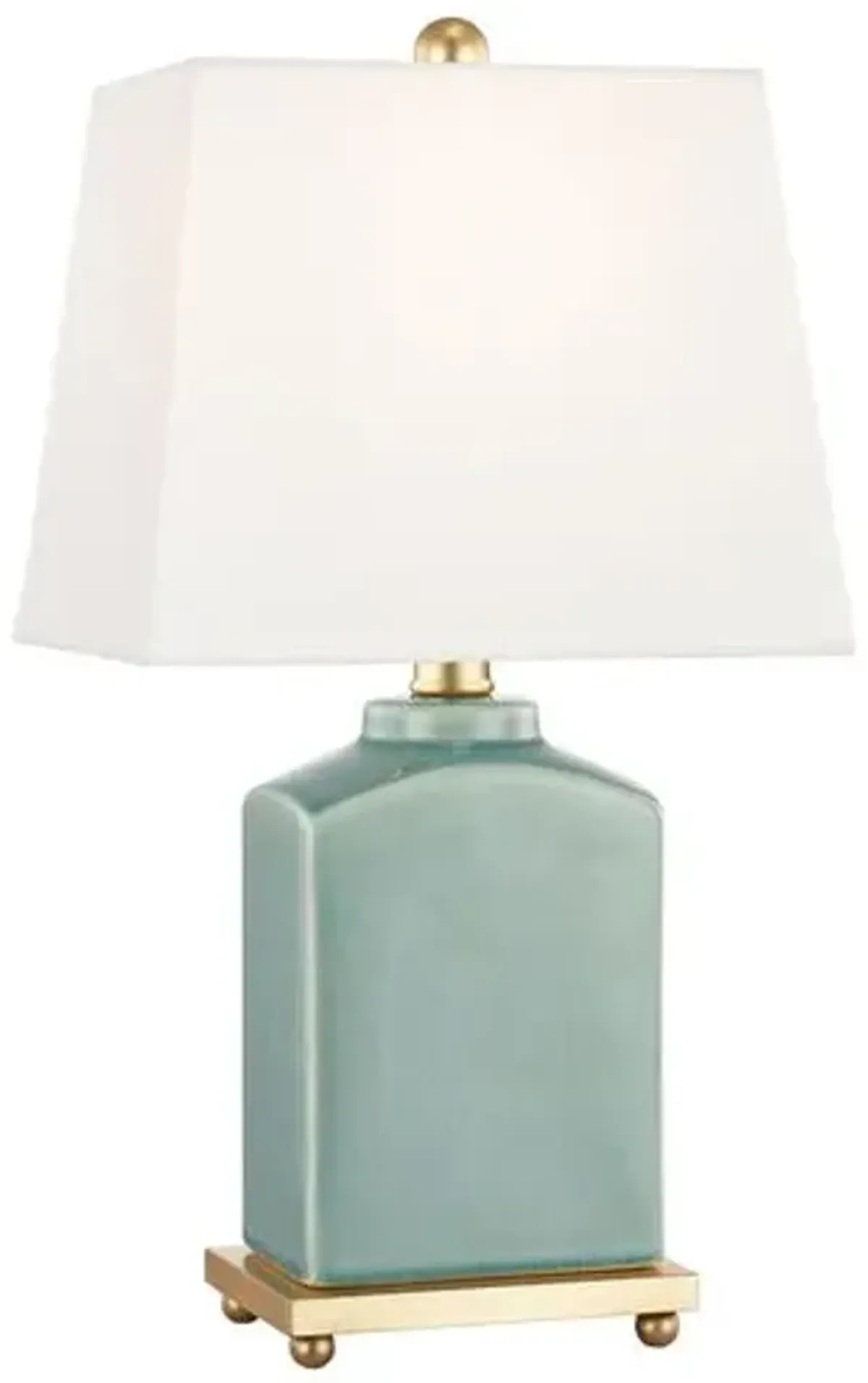 Avella Ceramic Table Lamp - Green