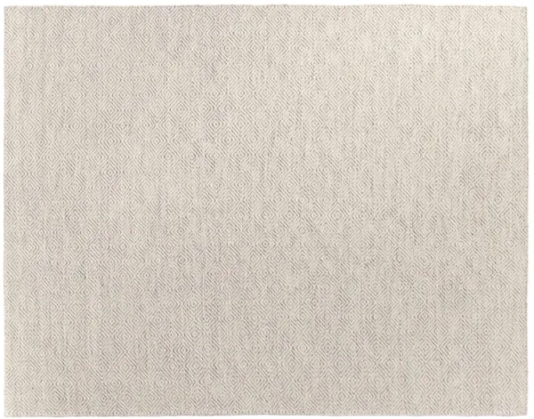 Bramble 13'x18' Handmade Geometric Rug, Cream/Taupe