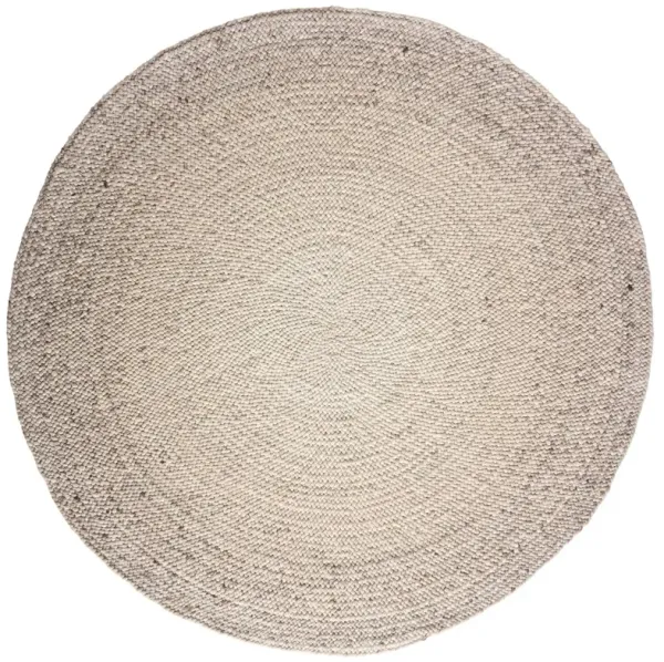 Circadia Hand Woven Round Rug, Beige