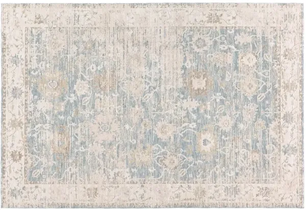 Lucine Oriental Rug, Blue/Beige