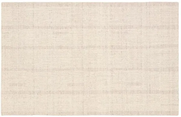 Eddie Handmade Striped Rug, Tan/Cream