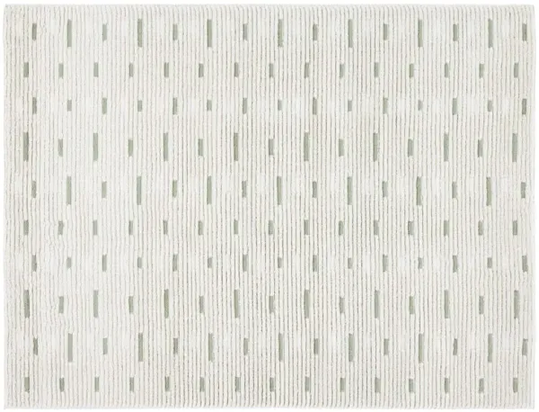 Verdis Geometric Rug, Ivory/Green