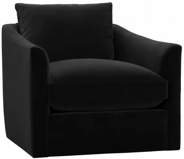 Winslow Velvet Chair - Black