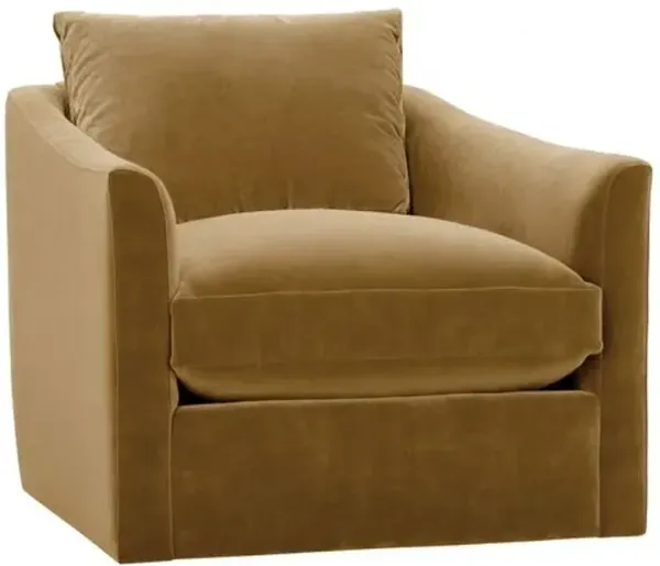 Winslow Velvet Chair - Gold