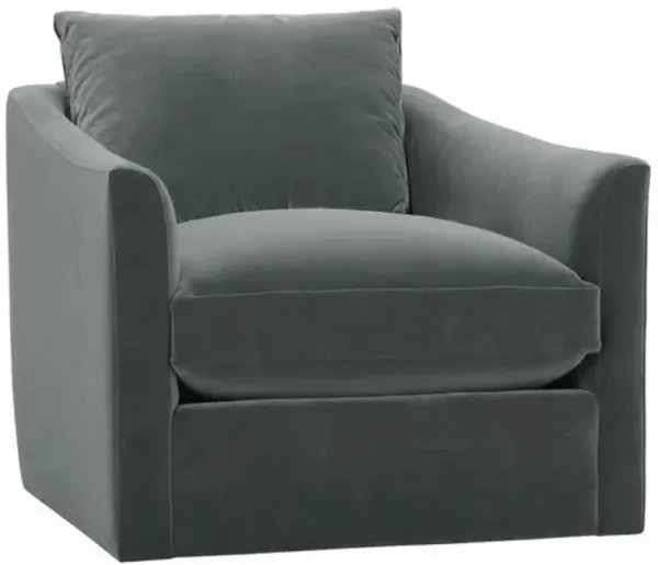Winslow Velvet Swivel Chair