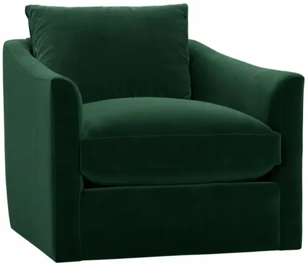Winslow Velvet Swivel Chair