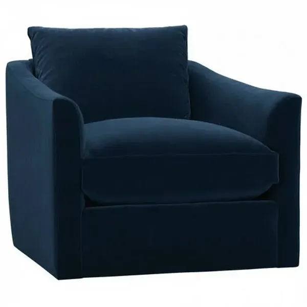 Winslow Velvet Swivel Chair