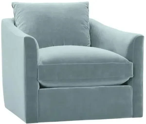Winslow Velvet Swivel Chair