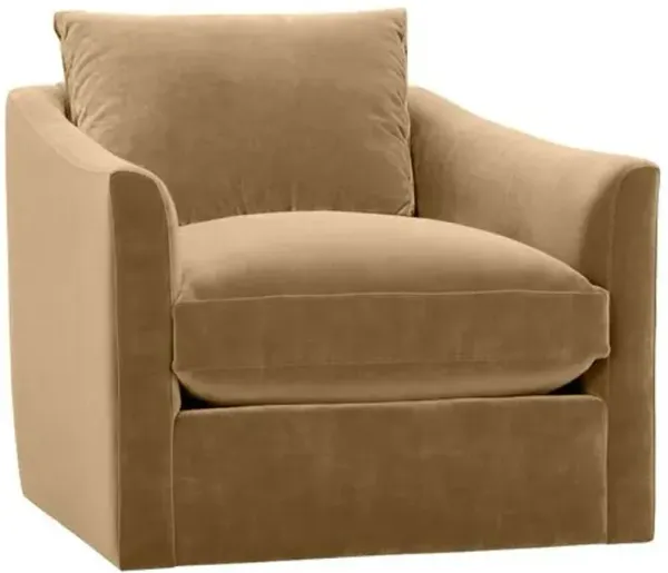 Winslow Velvet Swivel Chair