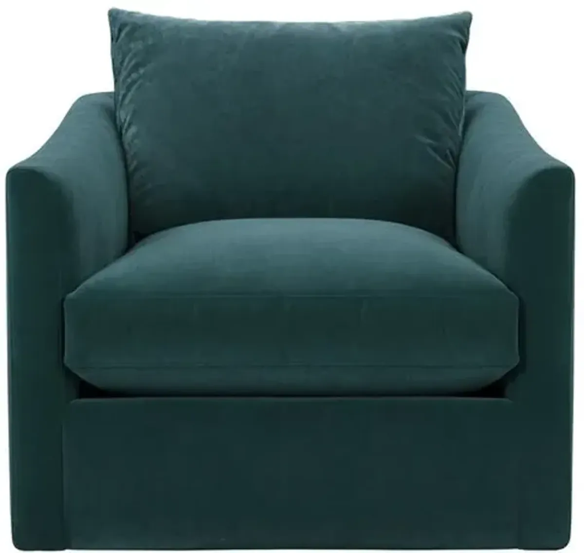 Winslow Velvet Swivel Chair