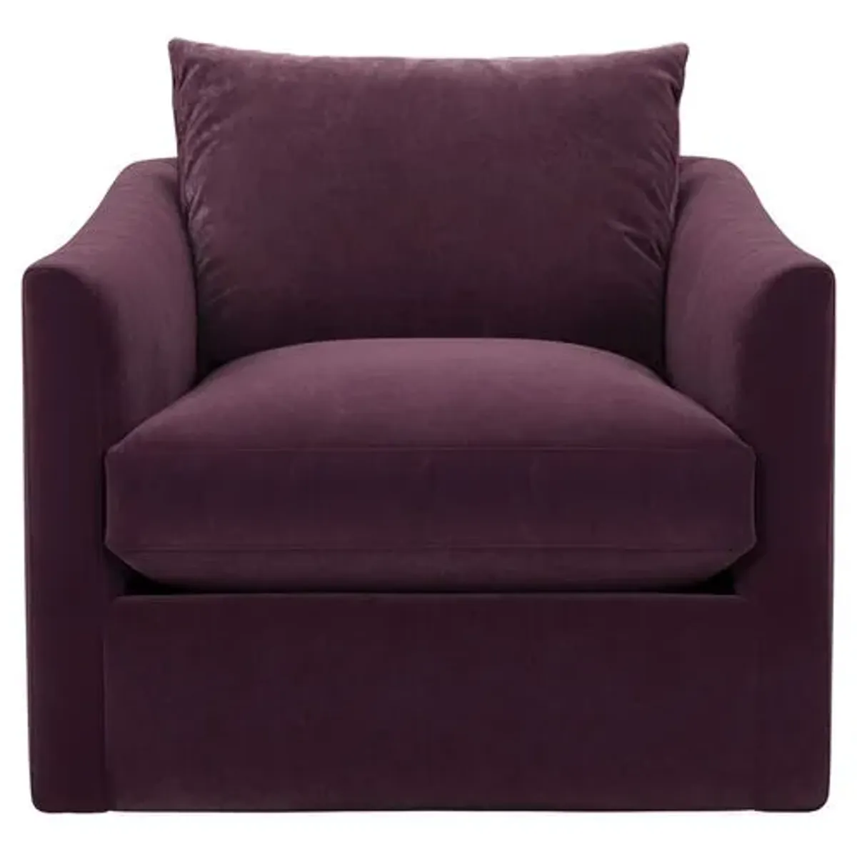 Winslow Velvet Swivel Chair