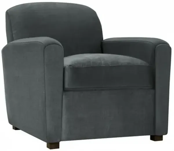 Penrose Velvet Chair - Gray
