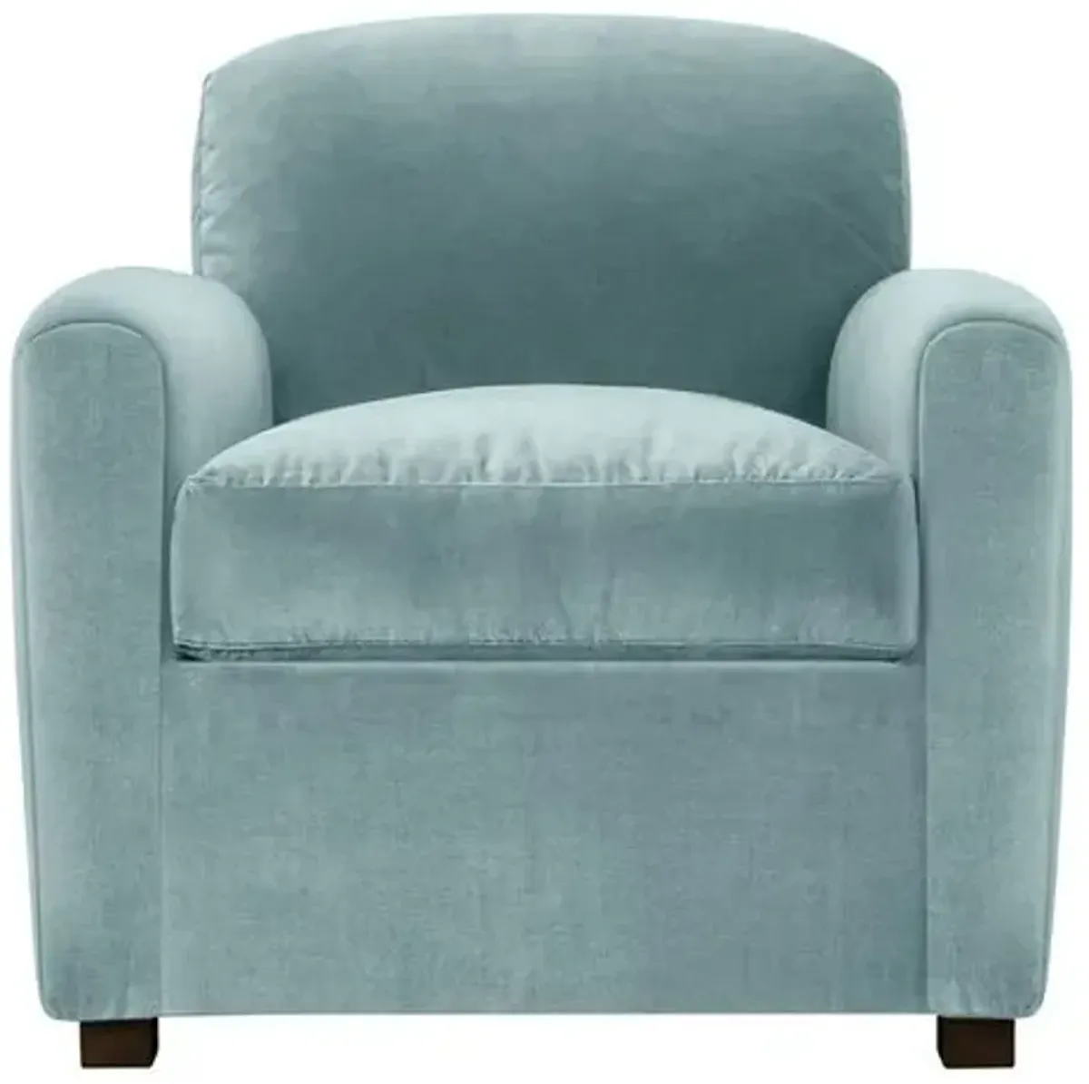 Penrose Velvet Chair - Blue