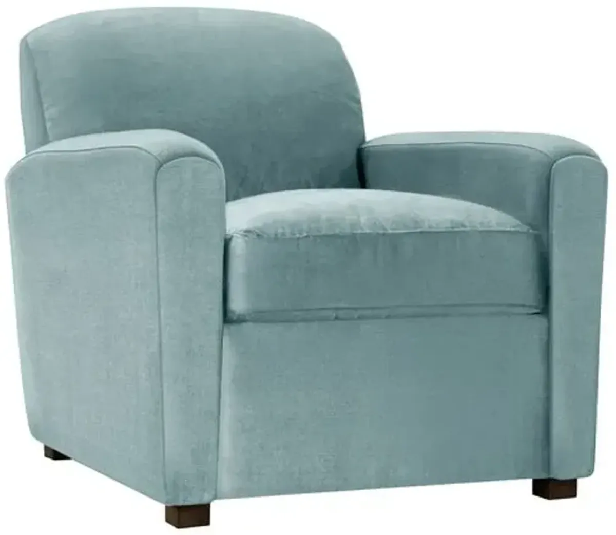 Penrose Velvet Chair - Blue