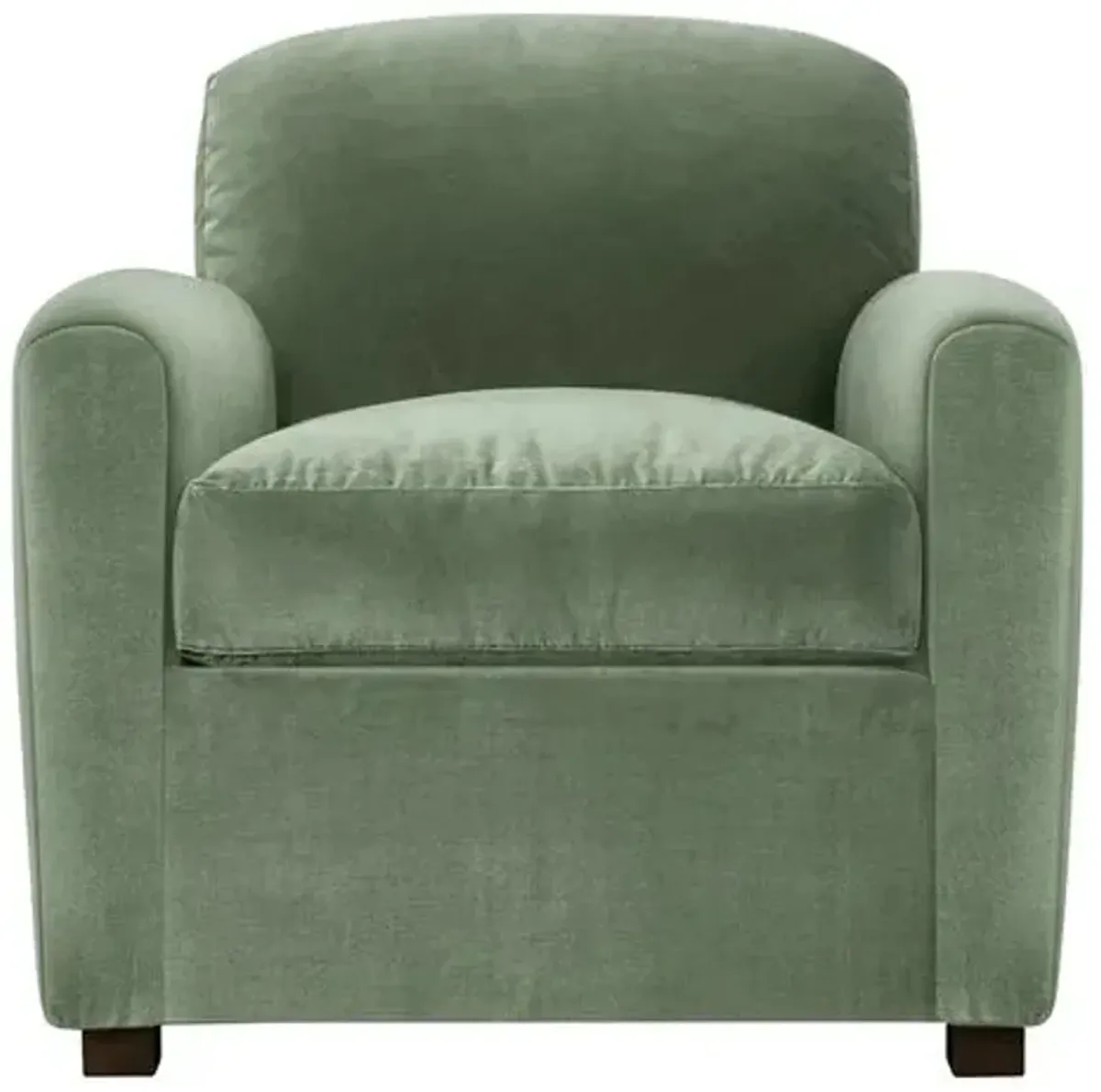 Penrose Velvet Chair - Green