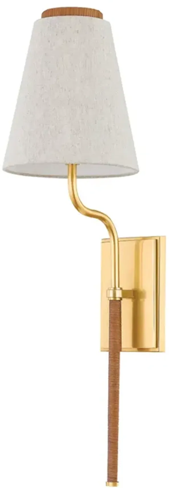 Sullivan Wall Sconce - Aged Brass - Gold