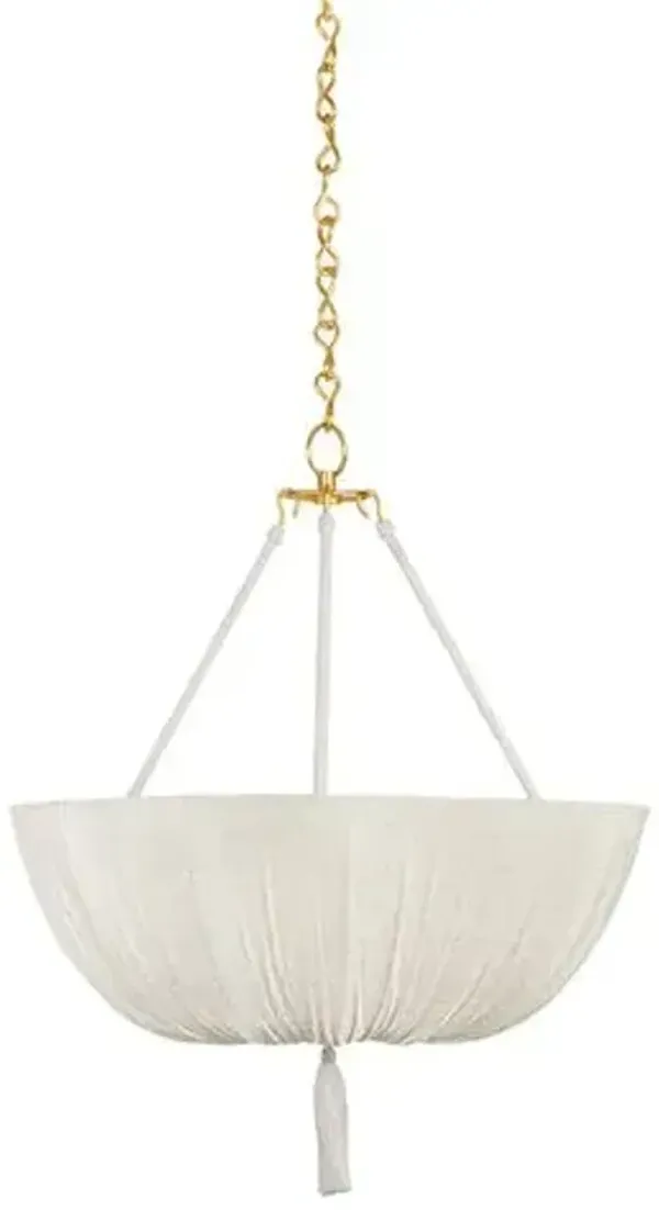 Carolina Pendant - Aged Brass - Gold