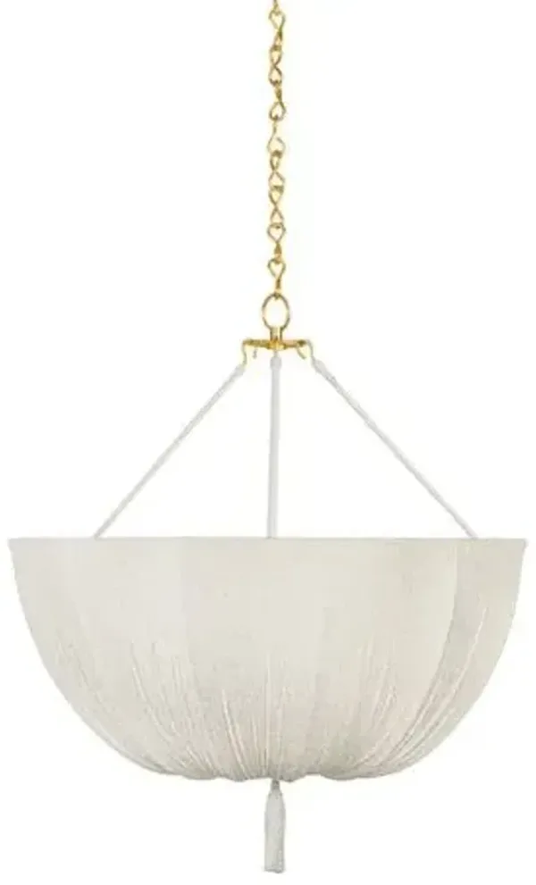 Carolina Pendant - Aged Brass - Gold