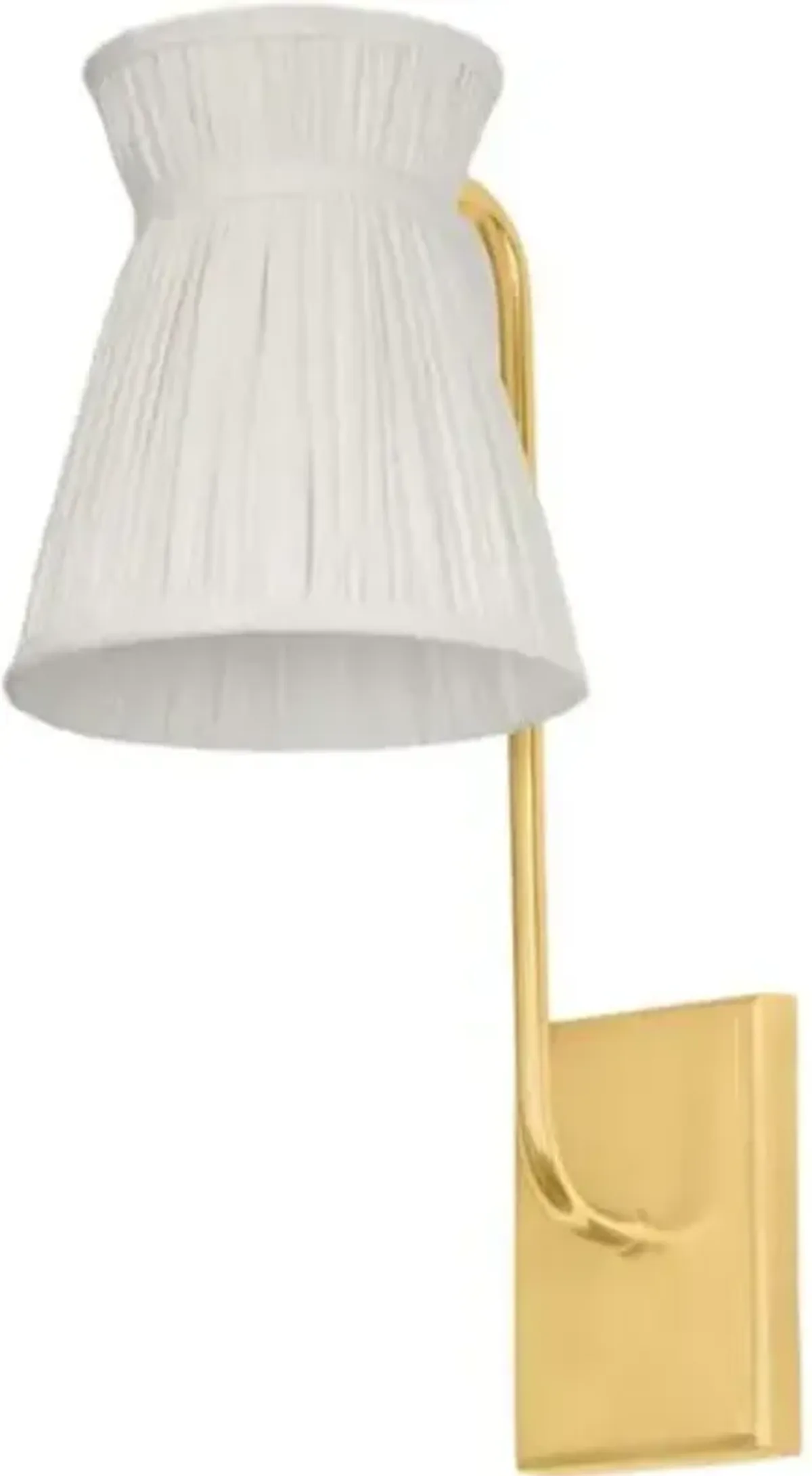 Hollywood Wall Sconce - Aged Brass - Gold