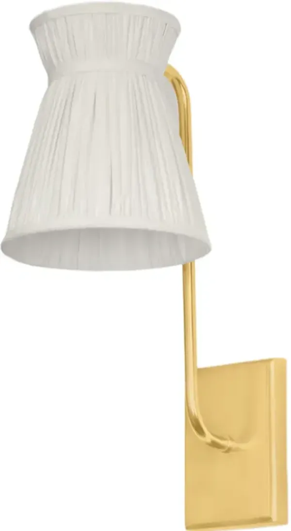 Hollywood Wall Sconce - Aged Brass - Gold