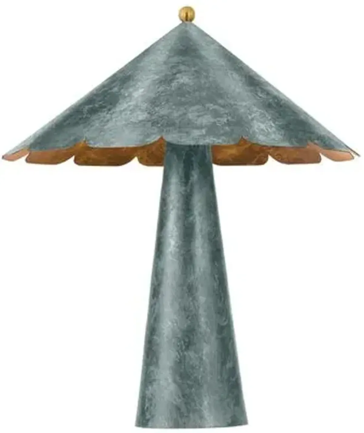 Folly Beach Table Lamp - Verdigris - Green