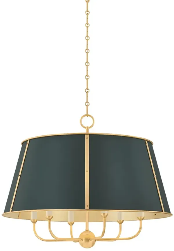 Cambridge Chandelier - Green