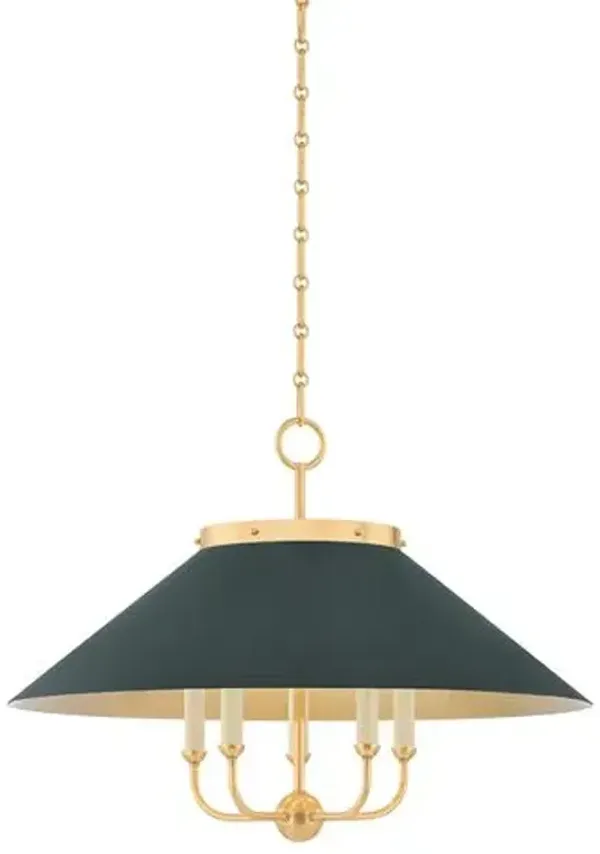 Clivedon Chandelier - Green