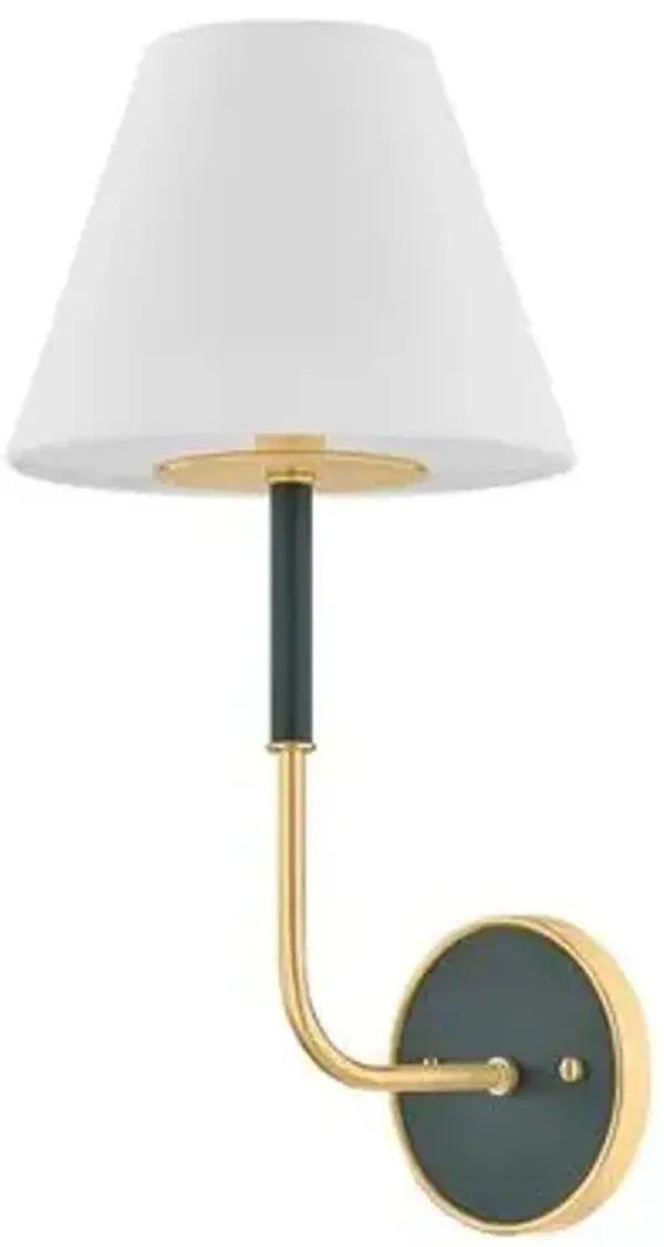 Wedgewood Wall Sconce - Green