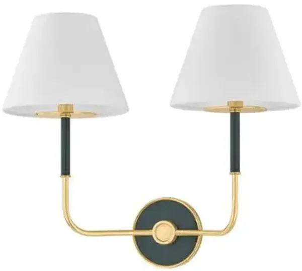 Wedgewood Wall Sconce - Green