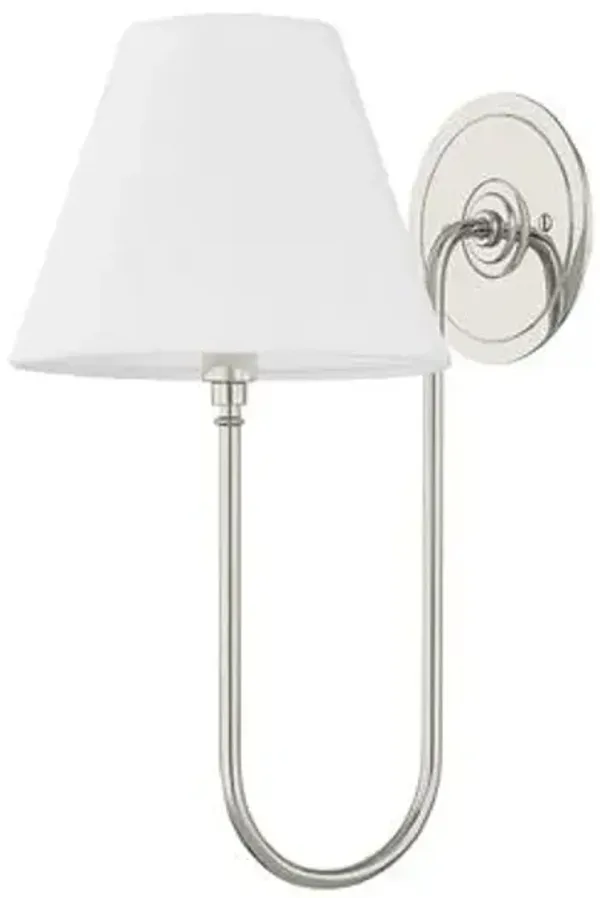Hawthorne Wall Sconce - Silver