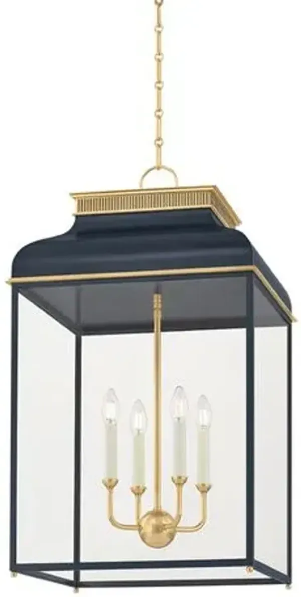 Houghton Lantern - Blue