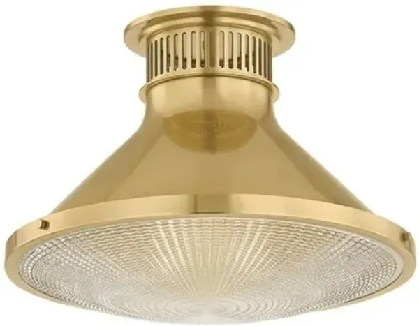 Highclere Flush Mount - Gold