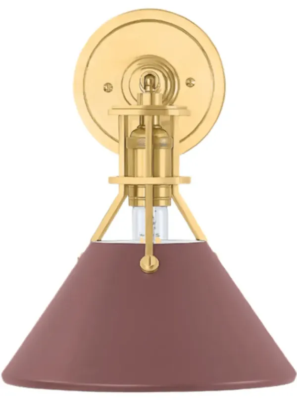 Painted No. 2 Wall Sconce - Large - Red